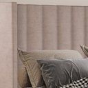 Ver imagem 6 de Cabeceira Casal 138 cm Barcell Veludo Rose Soon