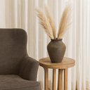 Ver imagem 2 de Vaso Decorativo Rustico de Cimento Cinza Escuro 40cm