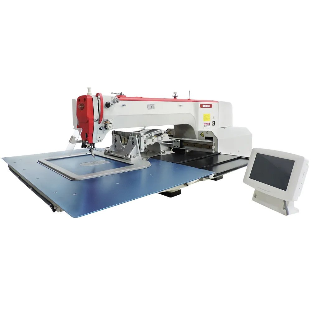 Máquina de Costura Filigrana com Automação para Aplicação de Bolso e Dobradeira Westman
