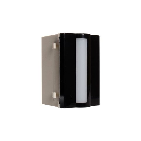 Módulo Balizador Horizontal Margirius Sleek Bivolt Preto 3000k Luz Amarela