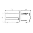 Ver imagem 2 de Módulo Balizador Horizontal Margirius Sleek Bivolt Preto 3000k Luz Amarela