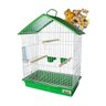 Gaiola para Calopsita Teto Plástico Verde Pet Piu Jel Plast - 2