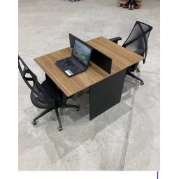 Mesa Plataforma Estação Trabalho Escritório 2 Lugares 1,20x90 Atacadao Moveis Escritorio - 3