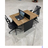 Mesa Plataforma Estação Trabalho Escritório 2 Lugares 1,20x90 Atacadao Moveis Escritorio - 3