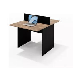 Mesa Plataforma Estação Trabalho Escritório 2 Lugares 1,20x90 Atacadao Moveis Escritorio - 2