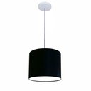 Ver imagem 1 de Lustre Luminária Pendente Vivare Free Lux Pe-4107br Cúpula em Tecido 25x20cm