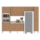 Ver imagem 2 de Cozinha Modulada Completa Torre Quente Balcão com Tampo 6 Peças Cz3100