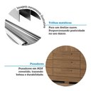 Ver imagem 6 de Guarda-roupa Casal 3 Portas de Correr 9 Gavetas 194,40cm Morretes Santos Andirá