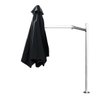 Ombrelone Lateral Preto - 2,00m de Diâmetro - em Alumínio - para Fixação no Piso - Persianet - 4