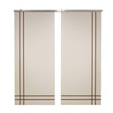 Ver imagem 2 de Porta Dupla Branco Prime Frisada Kit Alumínio F06 - 210x160