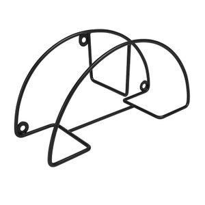 Suporte de Enrolar Mangueira 30m Meia Lua para Parede Preto - Nv470pr