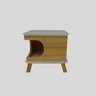 Casinha Cubo Cães Gatos Madeira Maciça Pinus + Compensado - 2