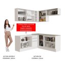 Ver imagem 7 de Cozinha 349001 Com Armário E Balcão Branco/Branco/Crema