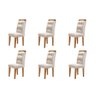Conjunto 6 Cadeiras Para Sala De Jantar Imbuia - 2