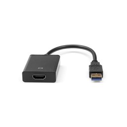 Cabo Adaptador Usb 2.0 M X Hdmi F Adp-usbhdmi10bk Plus Cable Pluscable - 3