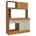 Ver imagem 3 de Cozinha Compacta 4 Portas 1 Gaveta Naturalle/Cristalo - Decibal