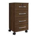 Ver imagem 1 de Gaveteiro 4 Gavetas com Chave Berlim Espresso Móveis