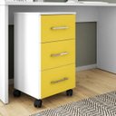 Ver imagem 4 de Gaveteiro 4 Gavetas com Chave Euro Espresso Móveis