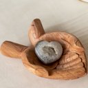 Ver imagem 4 de Escultura Artesanal Mãos em Madeira Suar Importado de Bali