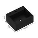 Ver imagem 6 de Gabinete Banheiro 78cm 3 Gavetas Com Cuba E Espelheira Preto