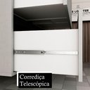 Ver imagem 2 de Gabinete Banheiro 78cm 3 Gavetas Com Cuba E Espelheira Preto