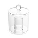 Ver imagem 1 de Porta Cotonete de Acrílico My Box 9,5x9,5x13cm - Lyor