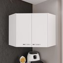 Ver imagem 1 de Armário Aéreo Modulado de Canto Fidelitá Viena 75cm 2 Portas