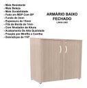 Ver imagem 3 de Armário Baixo 2 Portas com Sapata 74cmx80cmx45cm Resistente