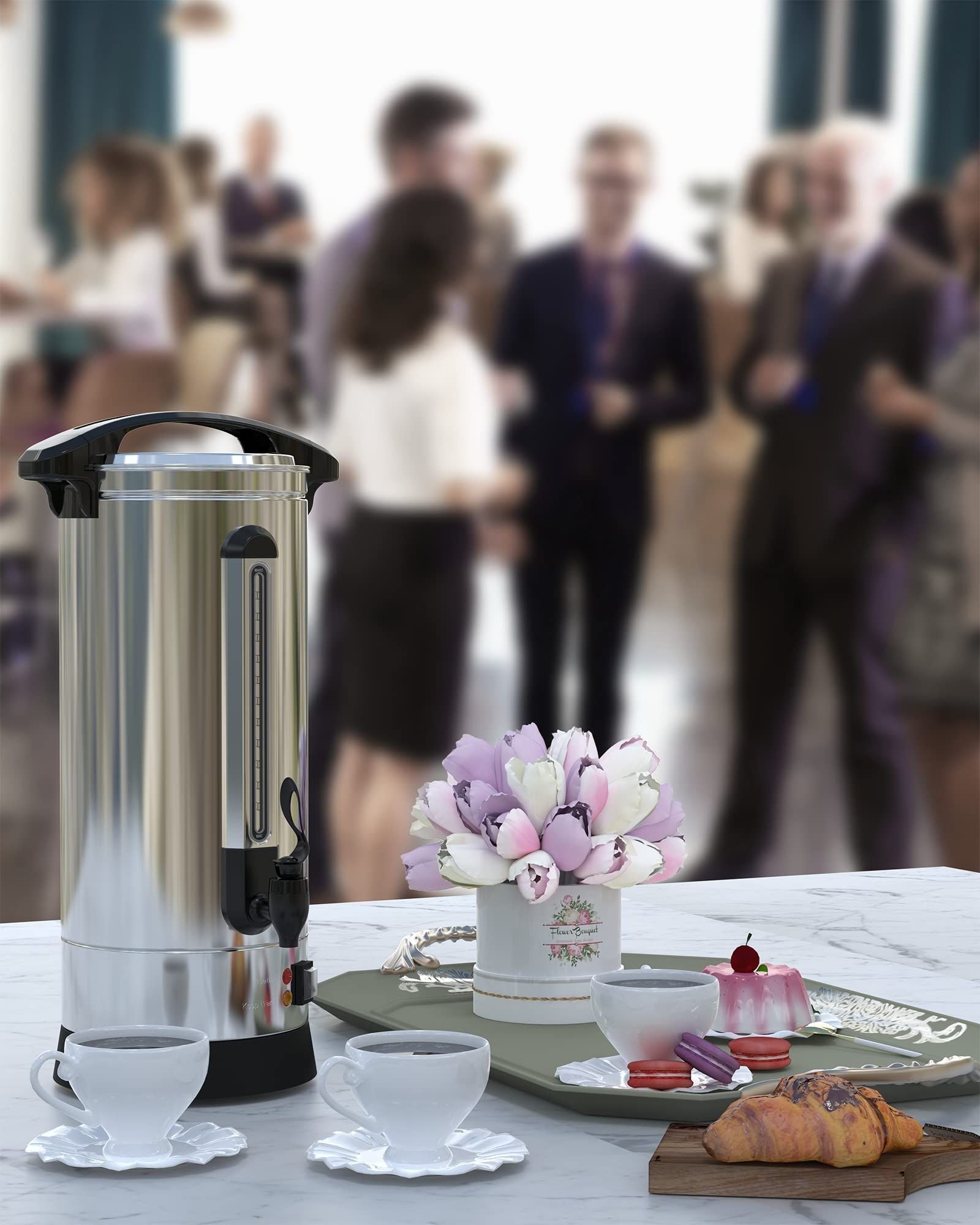 Takywep Cafeteira Comercial 16l para 110 Xícaras Inox - 7