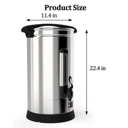 Takywep Cafeteira Comercial 16l para 110 Xícaras Inox - 3