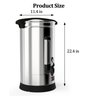 Takywep Cafeteira Comercial 16l para 110 Xícaras Inox - 3