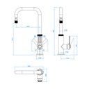 Ver imagem 2 de Misturador Monocomando Deca Urban Dark Antracite 2270.gf.ind.mt