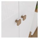 Ver imagem 5 de Guarda Roupa Infantil Ambiente Ternura 4 Portas Branco Jequitibá Hp - Henn