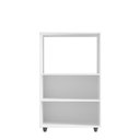 Ver imagem 4 de Armário Vertical Multiuso 2 Portas sem Gavetas MDP 60cm Branco Mais de Casa