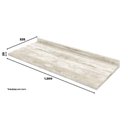 Ver imagem 3 de Tampo Para Balcão 120 Cm Henn Calcare