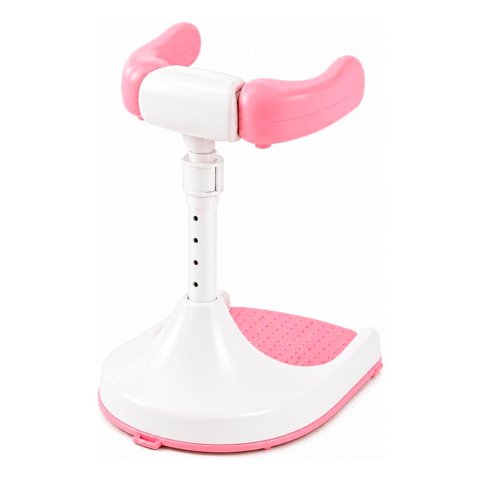 Suporte de Banho para Bebê em Pé Ajustável 44-54cm com Apoio Frontal e Base Antiderrapante para Box 