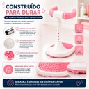 Ver imagem 6 de Suporte de Banho para Bebê em Pé Ajustável 44-54cm com Apoio Frontal e Base Antiderrapante para Box 
