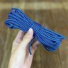 Paracord 550 Libras 4mm Corda De Sobrevivência Tática Militar 10 Metros 366Kgf Azul E Preto Diamond - 6