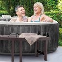 Ver imagem 4 de Par de Bancos Médios Modulares 62cm Laterais para Spa Inflável Circular Intex