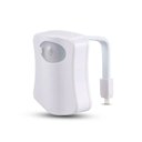 Ver imagem 1 de Luminaria com Sensor de Presenca para Vaso Sanitario Luz Movimento Privada Criança LED 8 Cores Notur