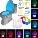 Ver imagem 2 de Luminaria com Sensor de Presenca para Vaso Sanitario Luz Movimento Privada Criança LED 8 Cores Notur