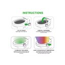 Ver imagem 6 de Luminaria com Sensor de Presenca para Vaso Sanitario Luz Movimento Privada Criança LED 8 Cores Notur