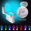 Ver imagem 3 de Luminaria com Sensor de Presenca para Vaso Sanitario Luz Movimento Privada Criança LED 8 Cores Notur