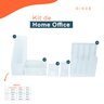 Kit Porta Caneta e Porta Objetos 5 Pçs Branco - Oikos - 2