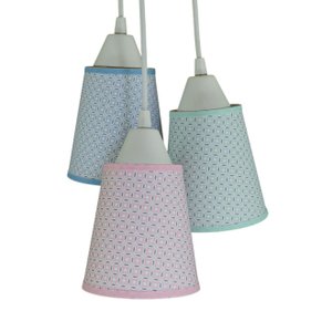 Lustre Pendente Quarto Bebê Candy Colors Infantil Arabescos