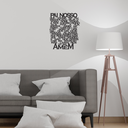 Ver imagem 5 de Painel Oração Pai Nosso em Relevo Mdf 3mm Quarto Sala Parede