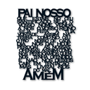 Ver imagem 1 de Painel Oração Pai Nosso em Relevo MDF 3mm Quarto Sala Parede