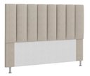 Ver imagem 1 de Cabeceira Estofada Cama Box King 195 Cm Carla - Bege