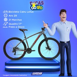 Bicicleta Aro 29 Cairu Al Lotus/cxr F. Mec Q17 - 317330 - 2