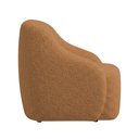 Ver imagem 5 de Poltrona Decorativa Vitta Pés Madeira Bouclé Terracota - Nexta Casa